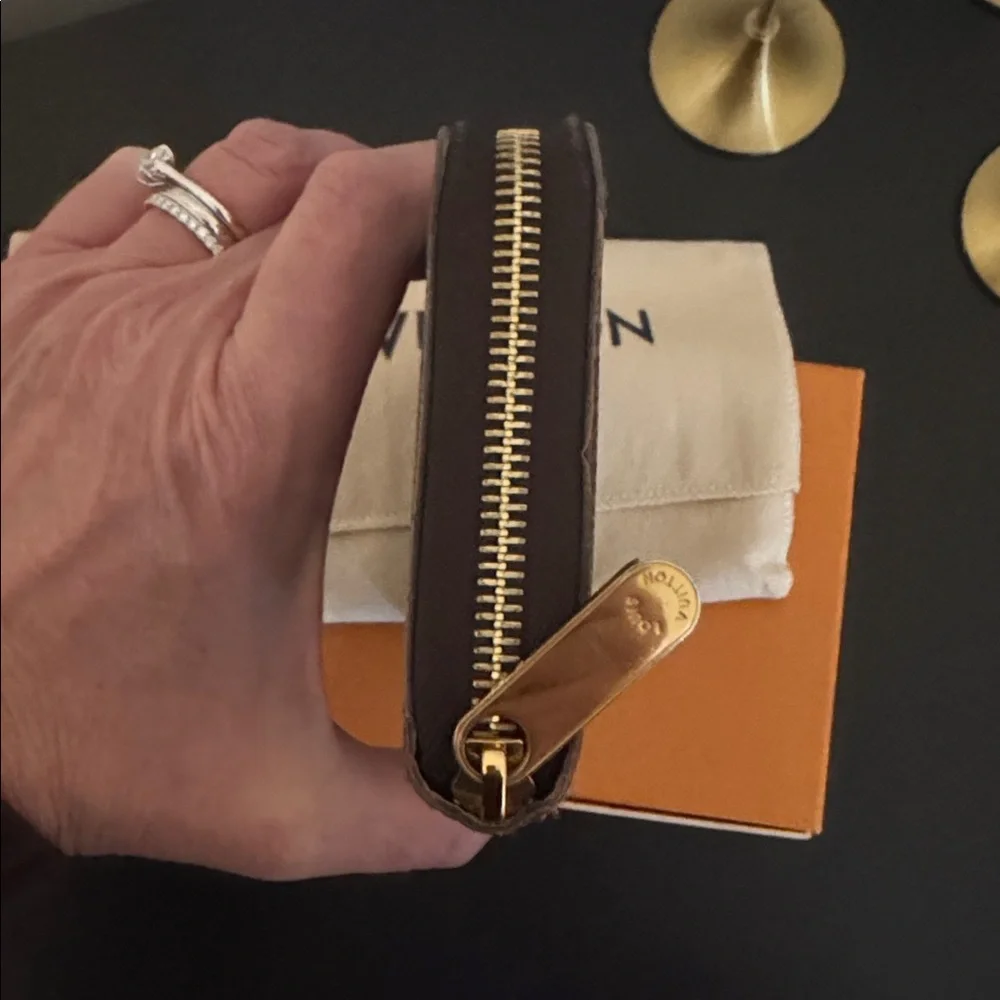 Louis Vuitton Zippy Wallet Damier Ebene Rose Ballerine - Picture 3 of 14